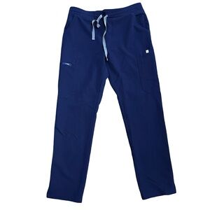 Figs Navy Blue Yola Skinny Scrub Pants Size Small Petite Style TW2000P